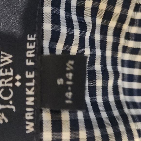 J Crew Men's Black and White Checkered Shirt - Picture 4 of 5
